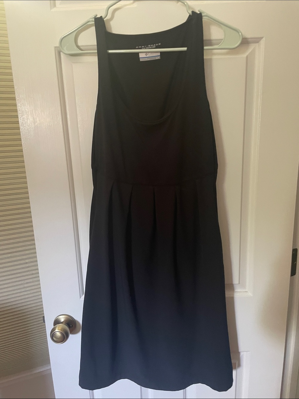 Columbia Black Sleeveless A-Line Dress